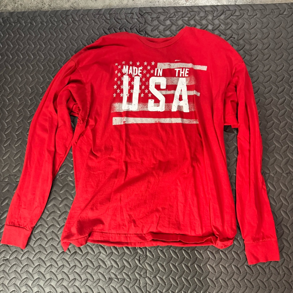 Men’s rags of honor 2XL long sleeve tee shirt